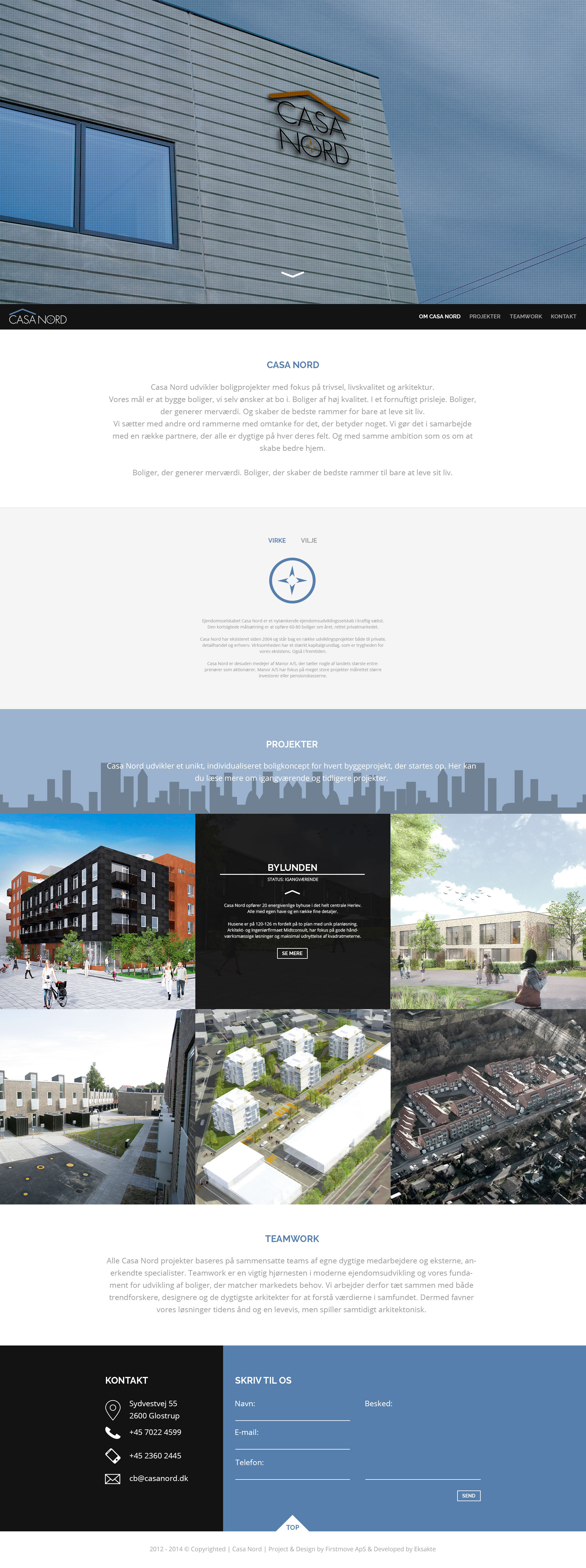 casa nord web design
